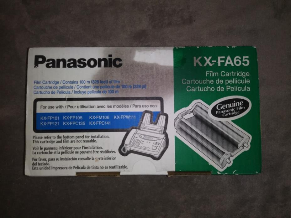 Panasonic KX-FA65 Fax Film Ribbon Cartridge Lot 3 Genuine New -0517SH