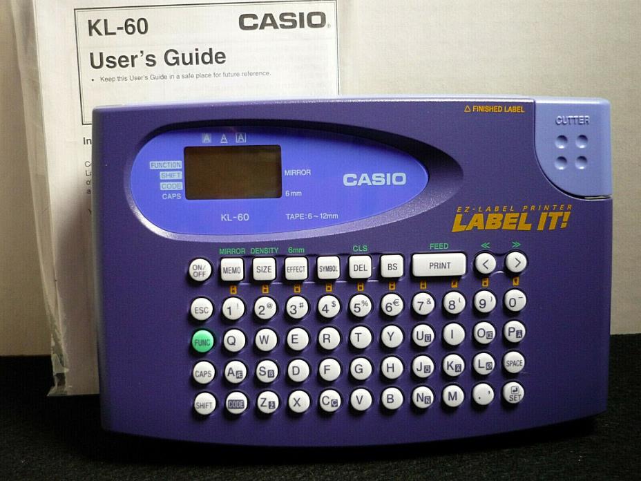 Casio KL-60L Label Thermal Printer
