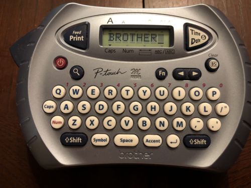 Used Brother P-Touch PT-70 Label Sticker Printer Works Great!