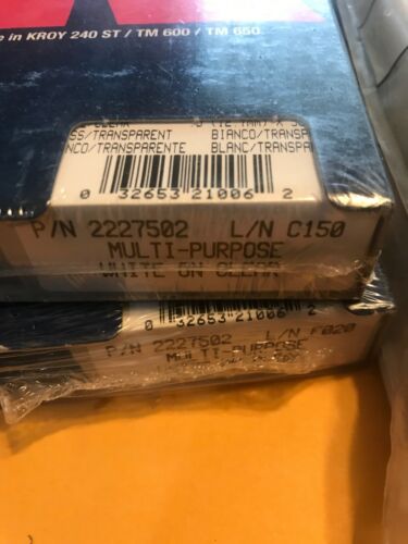 Kroy Supply Cartridge 240 Series # 2227502 Photoclip Sealed Retail Plastic READ!
