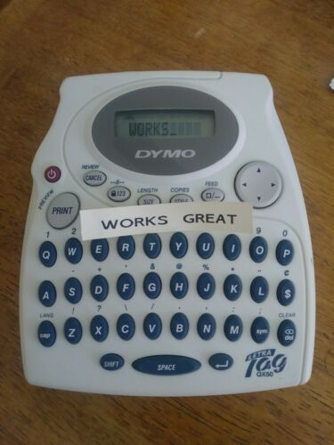 dymo letratag label maker QX50 tested works great