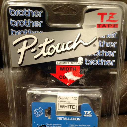 Genuine Brother P-Touch TZ211 1/4