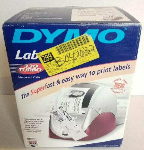DYMO LabelWriter Model 330 TURBO Thermal Printer New in Original Box Mac/Windows