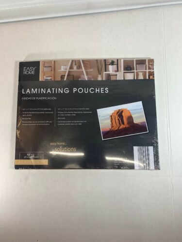 Easy Home Laminating Pouches 40 pack -- 8.5