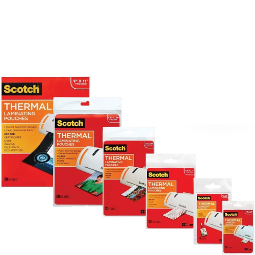 3M Laminating Pouch Kit With All varieties of Pouches (1)