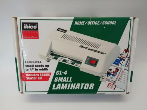 Ibico GL-4 Small Desktop Laminator Photo ID Business Card Laminator up to 4x6