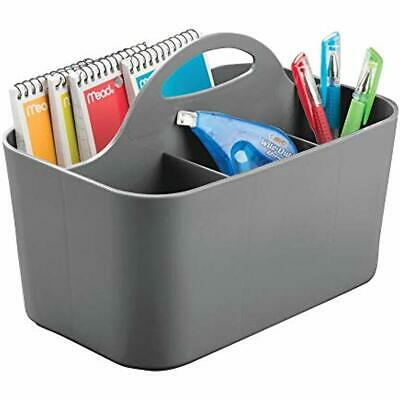 MDesign Desk Organiser - Office Accessory For Productivity Plastic Storage With
