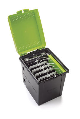 Copernicus Tech Tub 10-Compartment Tablet Storage Cart No