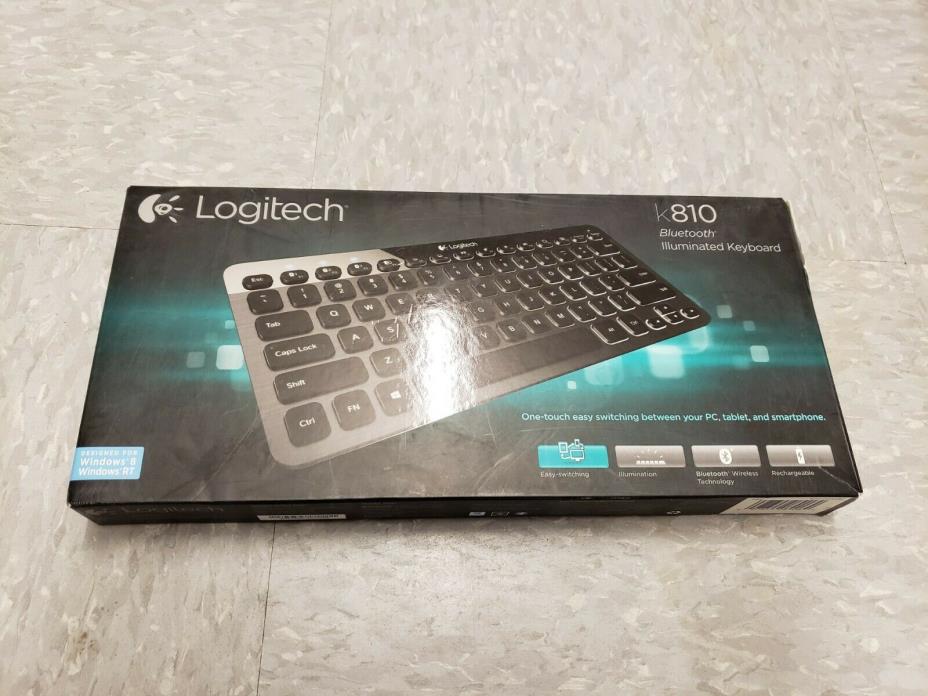 Logitech K810 Wireless Keyboard Bluetooth Illuminated Multi Device PC Tablet
