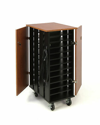 Oklahoma Sound 24-Compartment Tablet Charging and Storage Cart