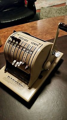 Paymaster Corporation Check Writer Series 8000 & Key w/o ribbon