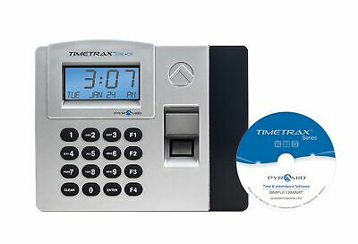 Pyramid TimeTrax Elite TTELITEEK Automated Biometric Fingerprint Time Clock S...