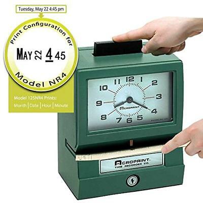 BP125-6NR4 Time Clocks Heavy Duty Manual Battery Operated Recorder For Month,