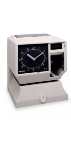AMANO TIME CLOCK, ANALOG DIAL & LCD DISPLAY, TCX-11/5477 New