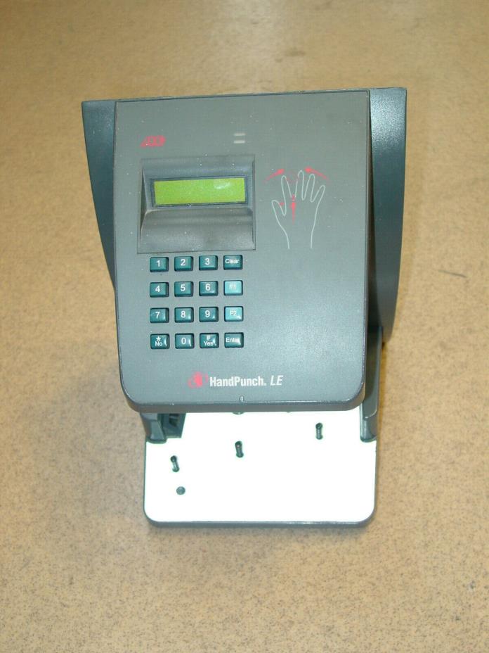 ADP Handpunch Le Ethernet Time Recorder Time Card With Key