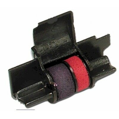 4-Pack, Ink Roller for Royal Timemaster TC100 BLACK-RED