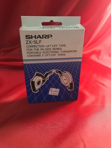 SHARP ZX-5LF W/ Two Correction Lift-off Tape for the PA-3200 Series Typewriter