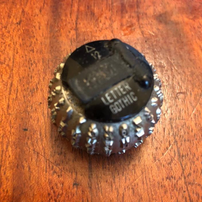 IBM Selectric I II Typewriter  12 Font Ball Head in great condition parts