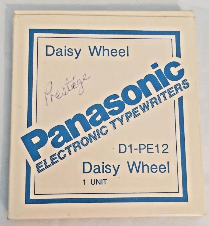 PANASONIC...100 LETTER...PRESTIGE 12...D1 TYPE...PE-12...DAISY WHEEL