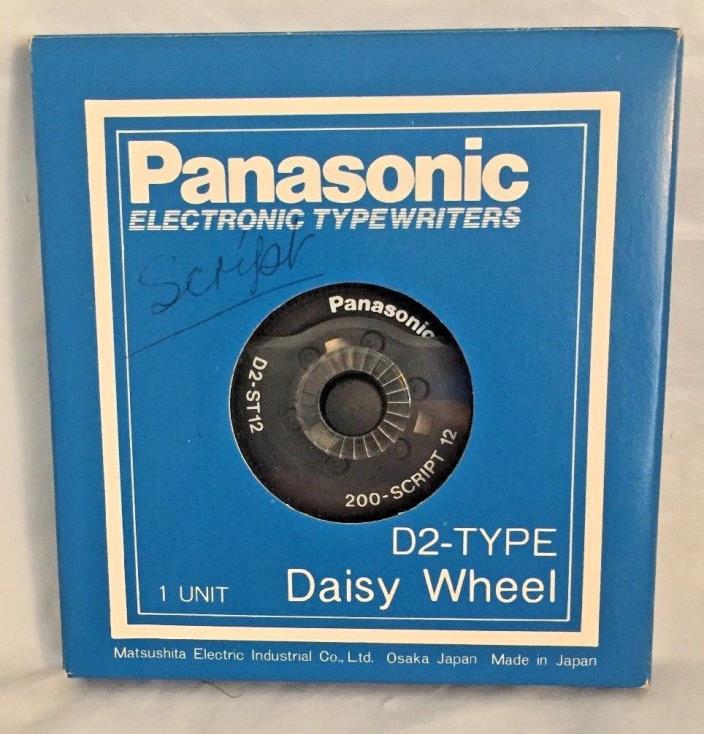 PANASONIC...200-LETTER...SCRIPT 12...D2 TYPE...ST-12...Daisy Wheel
