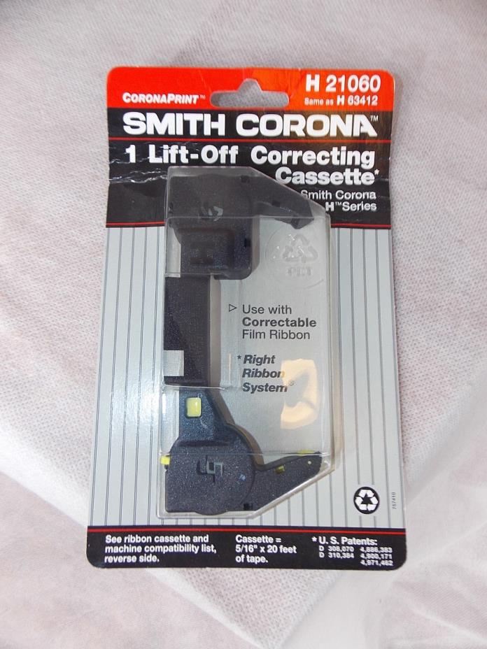 Smith Corona ~ #H21060 NEW Lift-Off Correction Cassette Factory Sealed ~ 1 Unit
