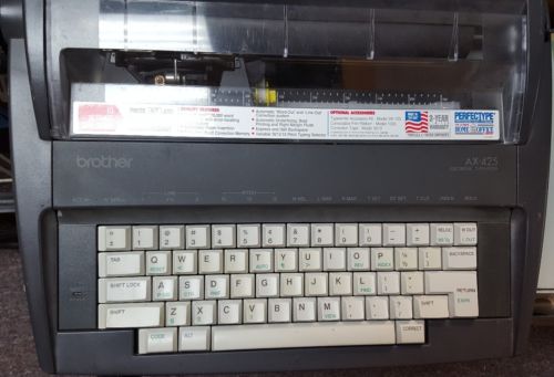 Brother AX-425 Electronic Typewriter Word Correct. Tested Works!