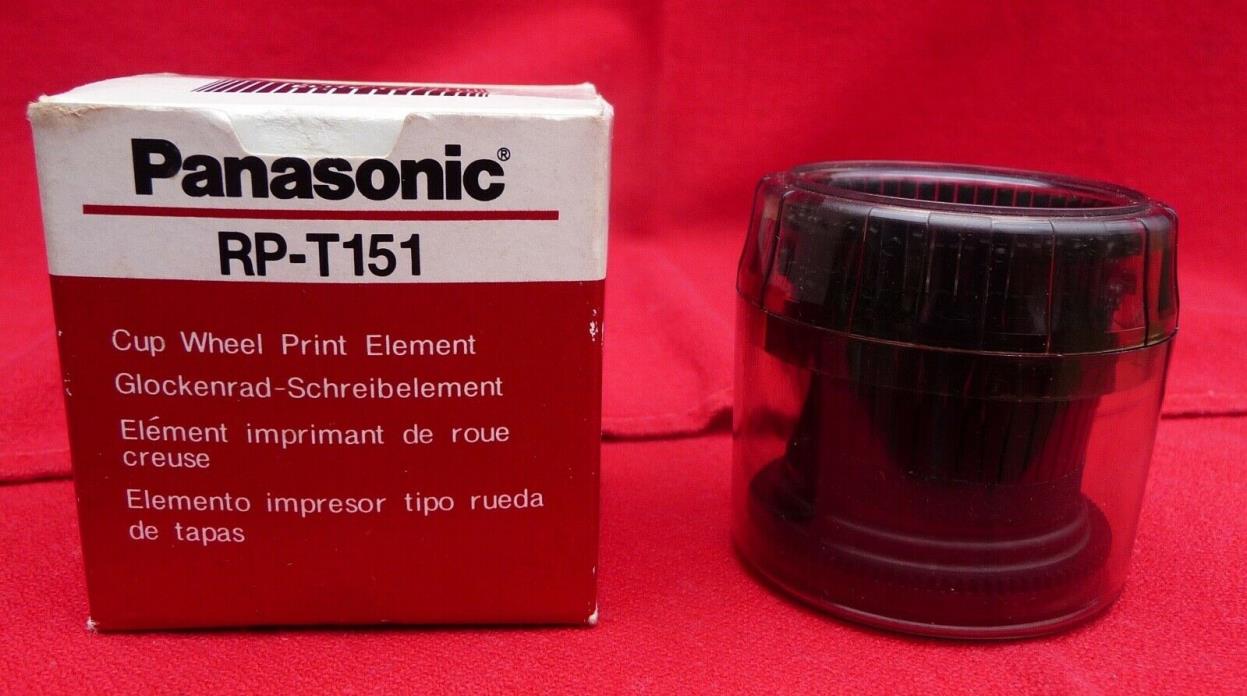 RP-T151 PANASONIC CUPWHEEL PRINT ELEMENT ELITE 12 NEW IN BOX USA FREE SHIPPING