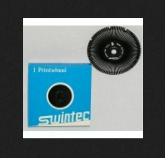 Swintec PRINTWHEEL ELITE 12 SWS-PW-1101 for compat Olivetti Royal etc typewriter