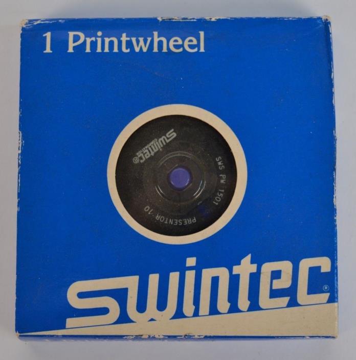NEW Swintec SWS PW 1501 Presentor 10 Typewriter Printwheel