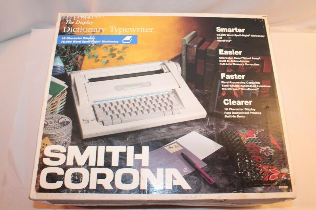 Smith Corona 900 The Display Dictionary Typewriter