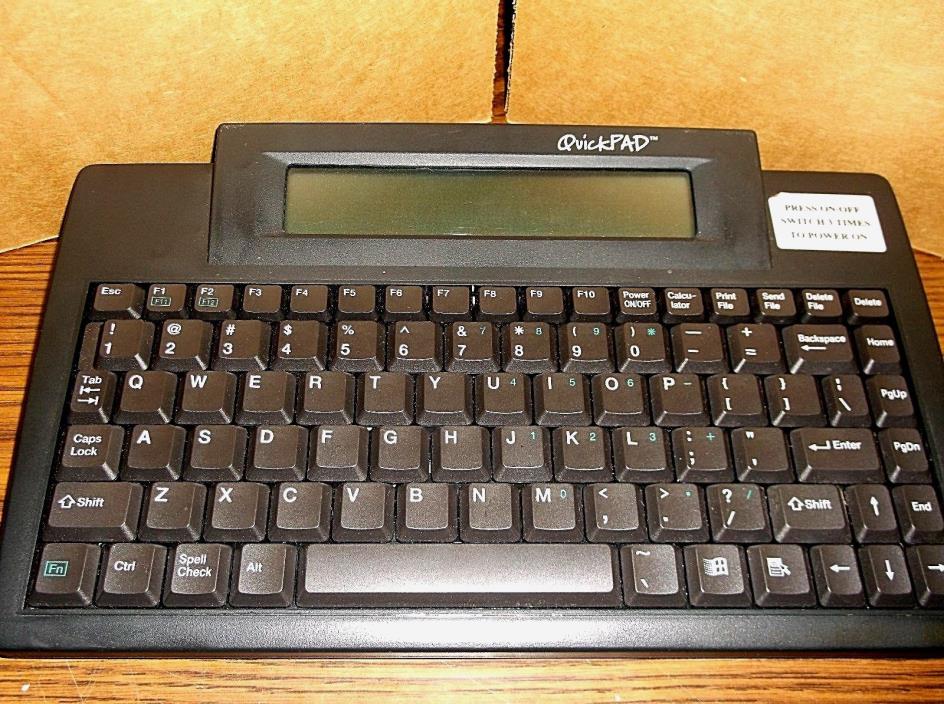 QuickPad word processor