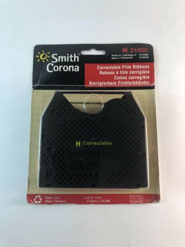 New Smith Corona H21000 Correctable Film Ribbons Black