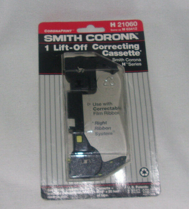 Smith Corona 1 Lift-Off Correcting Cassette H21060 or H63412 NIP NEW