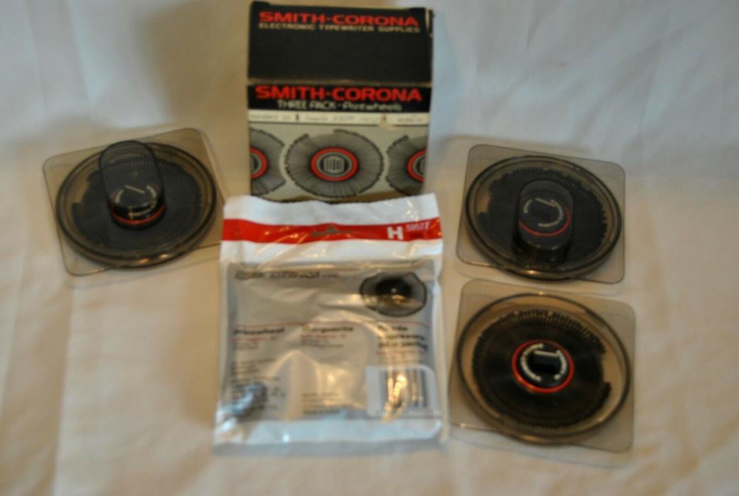 Smith Corona Printwheels 3 Pack and 1 Single #H59527 Regency 10