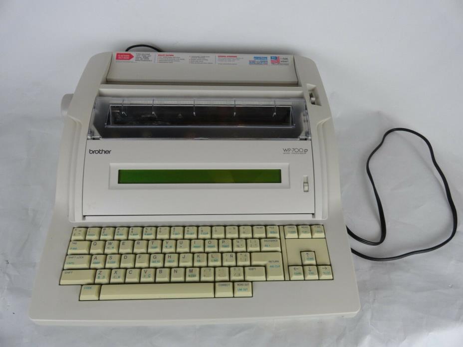 Brother WP-700D Electric Typewriter Tested Working