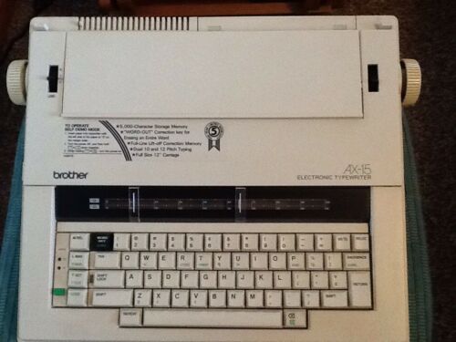 Brother AX-15M Electronic Typewriter  works perfectly