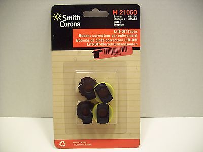 Smith Corona Typewriter Life Off Tapes Set of 2 New H 21050 H 21550