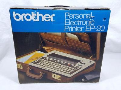 Brother EP-20 Personal Electronic Printer w/AC Adapter/Box/Manual/2X Ribbons