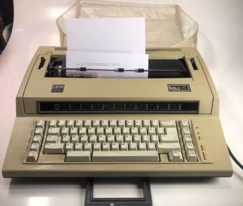 VTG IBM ACTIONWRITER 1 ELECTRIC TYPEWRITER 6715-001 Works Great