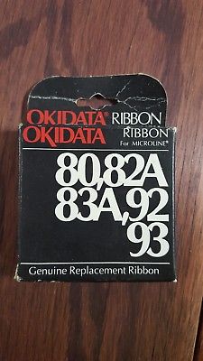 Vintage NOS Okidata Microline 80 82A 83A 92 93 Printer Ribbon Spool Ink
