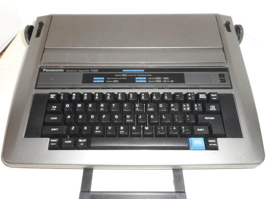 Panasonic Typewriter Model Electronic R320