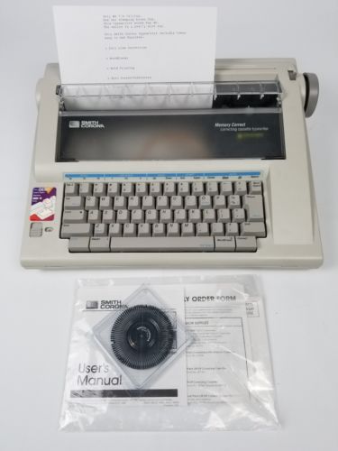Smith Corona Memory Correct Portable Electric Typewriter NA1HH