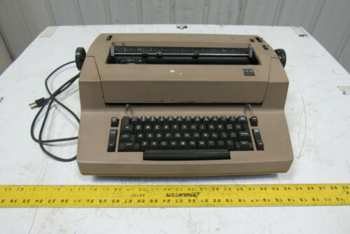 IBM Selectric II Vintage Electric Typewriter Tan Parts Or Repair AS IS