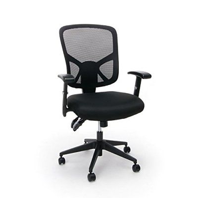 Essentials Customizable Ergonomic High-Back Mesh Task Chair with Arms and Lumbar