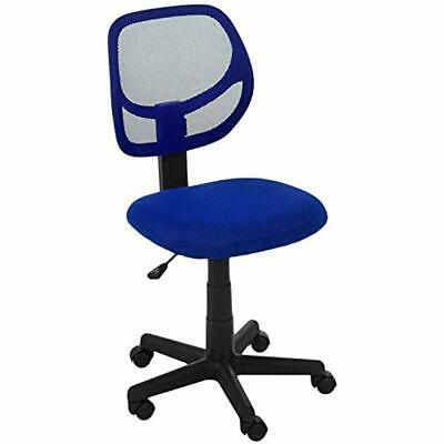 SALE Basics Low-Back Computer Chair Blue Kitchen 