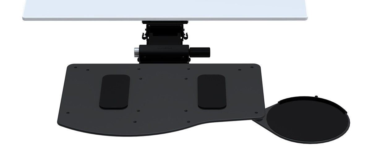New Humanscale 6G Series Keyboard System w Mouse Tray Gel Wrist Rest