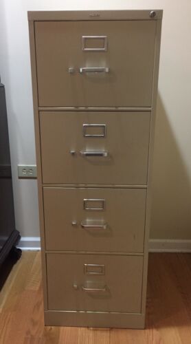 HON 4-Drawer Metal File Cabinet