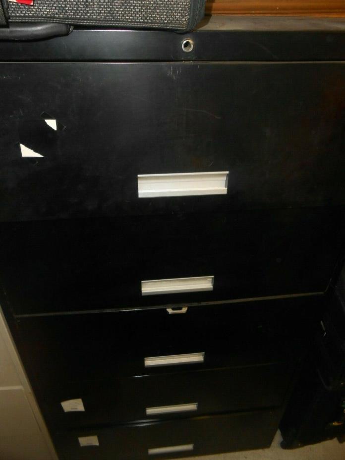 5 drawer lateral file cabinet 36 wide 65 tall