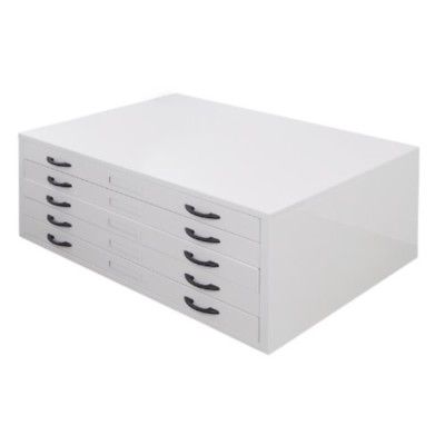 Studio Designs Flat File in Light Grey 46.75 inches wide