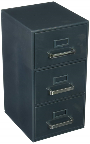 3-Drawer Mini Filing Cabinet Storage Office Home Organization Tool NEW
